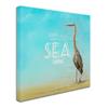 Life Is Better By The Sea by Jai Johnson, 14x14-Inch Canvas Wall Art view 2