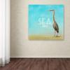 Life Is Better By The Sea by Jai Johnson, 14x14-Inch Canvas Wall Art view 3