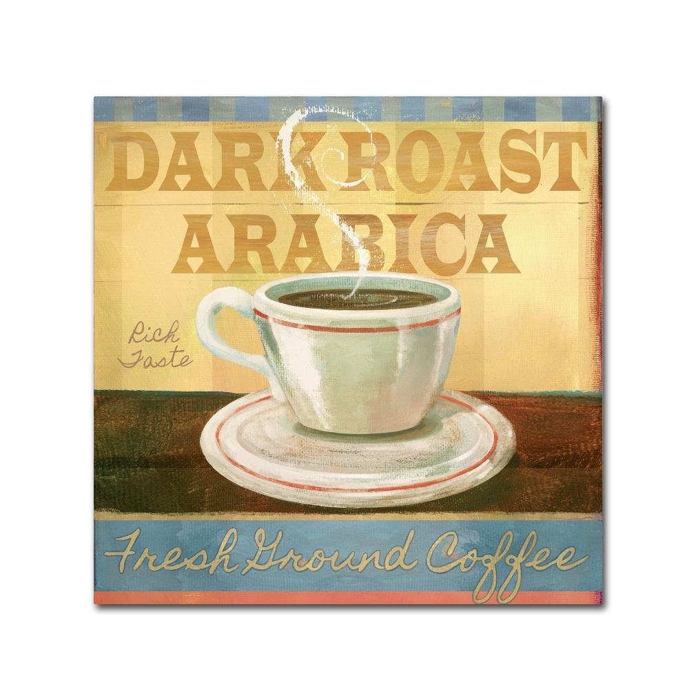 Ground Coffee by Fiona Stokes-Gilbert, 14x14-Inch Canvas Wall Art