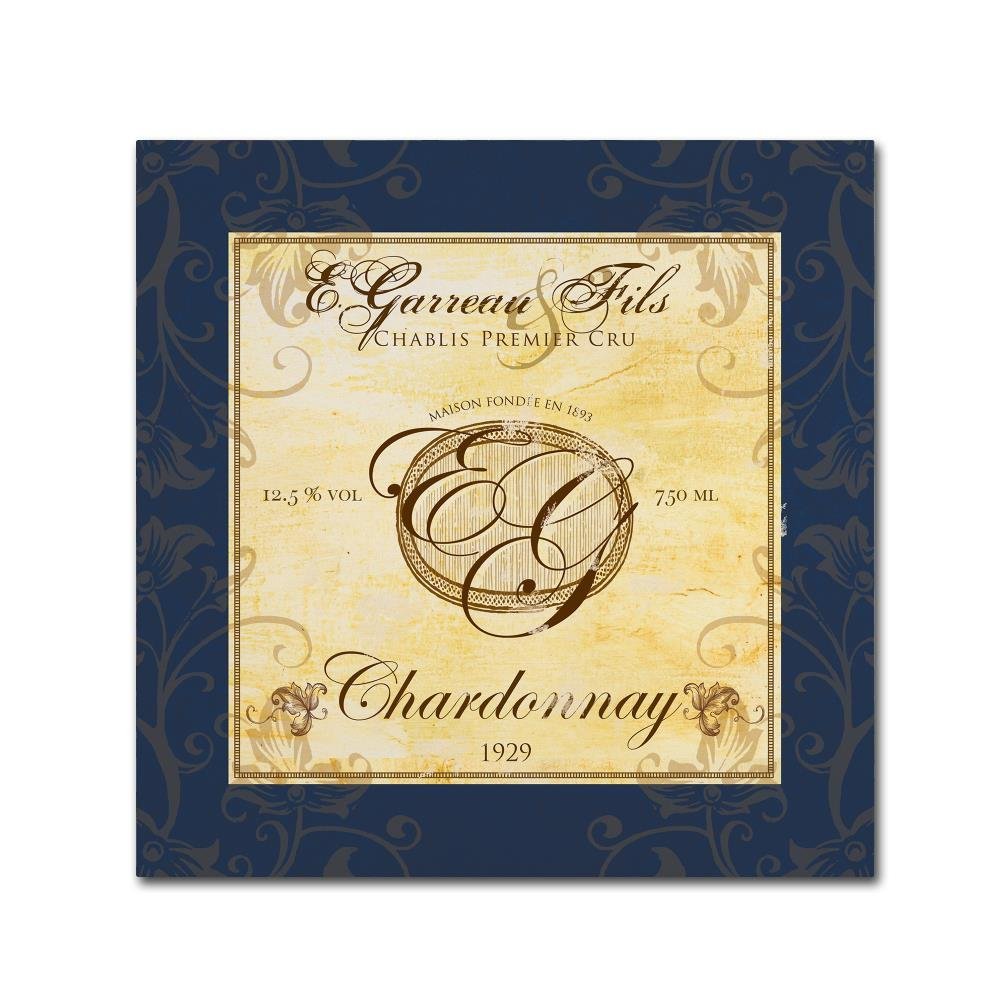 Trademark Fine Art Wine Label 4 by Fiona Stokes-Gilbert, 14x14-Inch