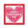 Confetti Valentine by Fiona Stokes-Gilbert, 14x14-Inch Canvas Wall Art view 1