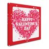 Confetti Valentine by Fiona Stokes-Gilbert, 14x14-Inch Canvas Wall Art view 2