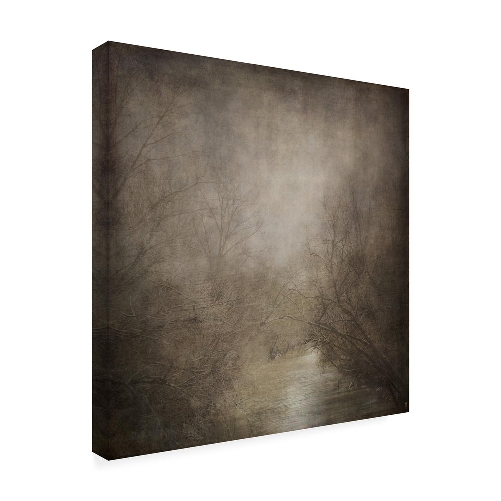 Wrapped Canvas Wall Art - Jai Johnson 'Hidden Waters' Wall Art for Living Room, Bedroom, or Office Dcor - 14x14