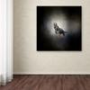 German Shepherd Puppy Feet First by Jai Johnson, 14x14-Inch Canvas Wall Art view 3