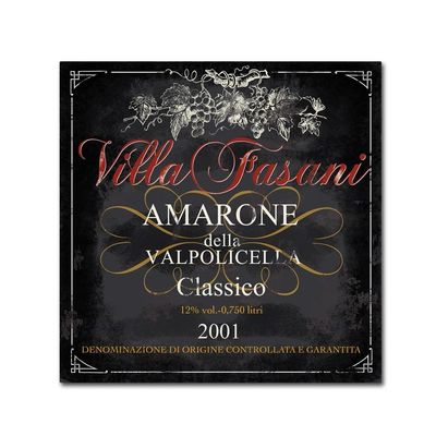 Wine Cellar IV by Fiona Stokes-Gilbert, 14x14-Inch Canvas Wall Art