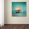 Trademark Fine Art We Are Family White Pelicans by Jai Johnson, 14x14-Inch view 3