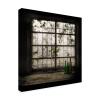 Wrapped Canvas Wall Art - Vito Guarino 'Still-Life With Glass Bottle' Wall Art for Living Room, Bedroom, or Office Dcor - 14x14 view 1