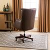 Abbyson Scarlett Leather Office Chair Brown view 4