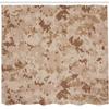 Ambesonne Camo Shower Curtain, US Marine Desert Marpat Digital Texture Background in Brown Colors, Cloth Fabric Bathroom Decor Set with Hooks, 69" W x 84" L, Pale Brown Cinnamon view 2