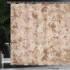 Ambesonne Camo Shower Curtain, US Marine Desert Marpat Digital Texture Background in Brown Colors, Cloth Fabric Bathroom Decor Set with Hooks, 69" W x 84" L, Pale Brown Cinnamon view 3