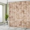 Ambesonne Camo Shower Curtain, US Marine Desert Marpat Digital Texture Background in Brown Colors, Cloth Fabric Bathroom Decor Set with Hooks, 69" W x 84" L, Pale Brown Cinnamon view 4