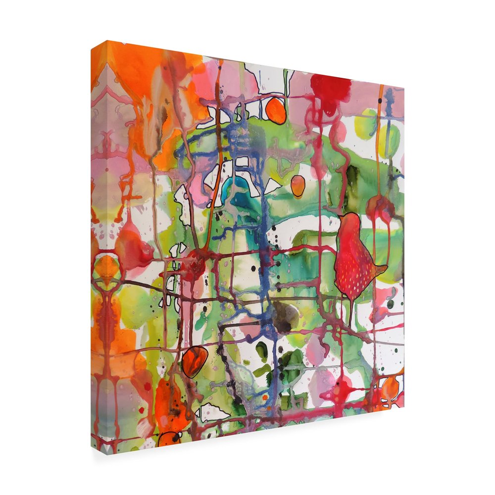 Wrapped Canvas Wall Art - Sylvie Demers 'Manifesto' Wall Art for Living Room, Bedroom, or Office Dcor - 14x14
