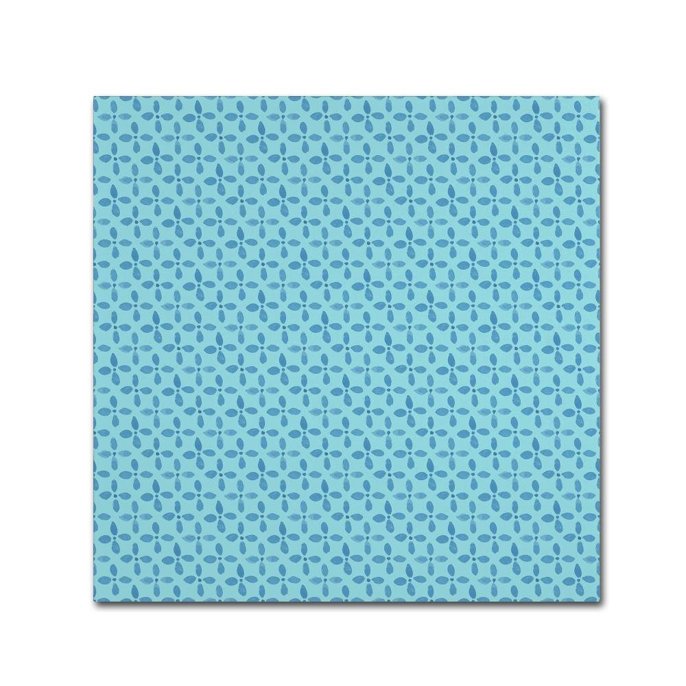 Canvas Wall Art - Yachal Design 'Dancing Petals 1100' Wall Art for Living Room, Bedroom, or Office Dcor by Trademark Fine Art