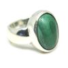Jewelryonclick 5 Carat Natural Malachite Sterling Silver Men Women Ring Size US 5,6,7,8,9,10,11,12,13 view 1
