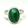 Jewelryonclick 5 Carat Natural Malachite Sterling Silver Men Women Ring Size US 5,6,7,8,9,10,11,12,13 view 2
