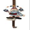 Home For ALL The Holidays 14 Inch Tin Over Door Wreath Hanger (Snowman A) view 1