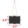 uxcell Wooden Message Memo String Hanging Reusable Chalkboard Blackboard view 2