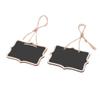 uxcell Wooden Message Memo String Hanging Reusable Chalkboard Blackboard view 3