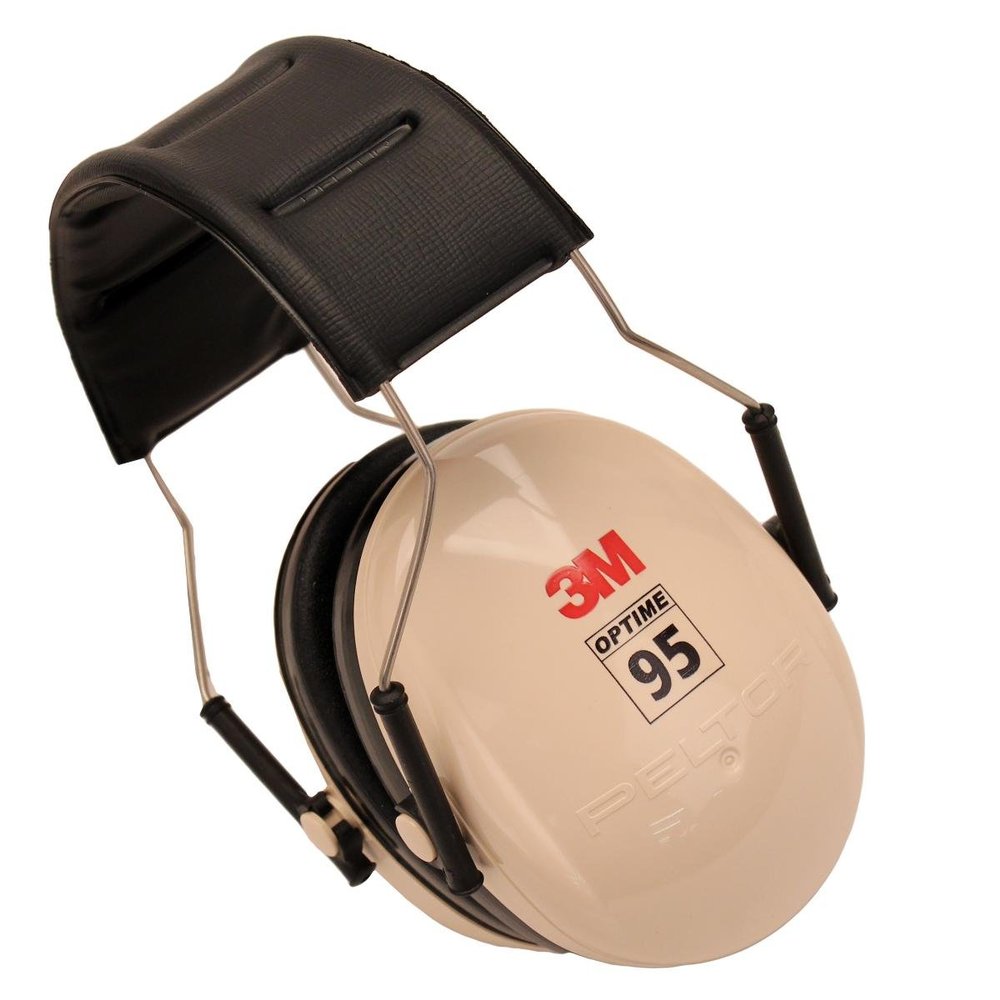3M Peltor 95 Behind-The-Head Earmuffs (95 Over-The-Head Earmuffs Beige)