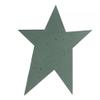 Factory Direct Craft Package of 12 Flat Back Green Speckled Metal Primitive Stars for Crafting, Embellishing, and Decorating view 1