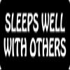1080 Graphics 3 - Sleeps Well with Others Hard Hat/Biker Helmet Sticker BS 1033 view 1