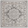 SAFAVIEH Reflection Collection Area Rug - 6'7" Square, Dark Grey & Cream, Non-Shedding & Easy Cleaning, Ideal for Living Room, Bedroom (RFT664B) view 3