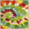 SAFAVIEH Washable Rug Paint Brush Collection - 3'3" x 5'3", Green & Orange, Slip Resistant & Easy to Clean, Ideal for Living Room, Bedroom, Nursery, Kids Playroom, Dining Space (PTB125D) view 3