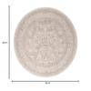 SAFAVIEH Reflection Collection Area Rug - 6'7" Round, Beige & Cream, Non-Shedding & Easy Cleaning, Ideal for Living Room, Bedroom (RFT663A) view 2