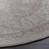 SAFAVIEH Reflection Collection Area Rug - 6'7" Round, Beige & Cream, Non-Shedding & Easy Cleaning, Ideal for Living Room, Bedroom (RFT663A) view 4