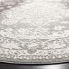 SAFAVIEH Reflection Collection Area Rug - 6'7" Round, Dark Grey & Cream, Non-Shedding & Easy Cleaning, Ideal for Living Room, Bedroom (RFT664B) view 4