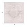 SAFAVIEH Reflection Collection Area Rug - 6'7" Square, Light Grey & Cream, Non-Shedding & Easy Cleaning, Ideal for Living Room, Bedroom (RFT664C) view 2