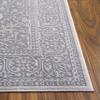 SAFAVIEH Area Rug 6x9 - Reflection Collection - Light Grey & Cream, Non-Shedding & Easy Cleaning, Ideal for Entryway, Living Room, Bedroom (RFT670C) view 3