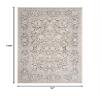 SAFAVIEH Area Rug 6x9 - Reflection Collection - Dark Grey & Cream, Non-Shedding & Easy Cleaning, Ideal for Living Room, Bedroom (RFT667B) view 2