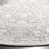 SAFAVIEH Reflection Collection Area Rug - 6'7" Round, Dark Grey & Cream, Non-Shedding & Easy Cleaning, Ideal for Living Room, Bedroom (RFT667B) view 3