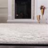 SAFAVIEH Reflection Collection Area Rug - 6'7" Square, Light Grey & Cream, Non-Shedding & Easy Cleaning, Ideal for Living Room, Bedroom (RFT665C) view 4