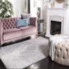 SAFAVIEH Area Rug 3x5 - Reflection Collection - Light Grey & Cream, Non-Shedding & Easy Cleaning, Ideal for Foyer, Living Room, Bedroom (RFT668G) view 1