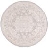 SAFAVIEH Reflection Collection Area Rug - 6'7" Round, Light Grey & Cream, Non-Shedding & Easy Cleaning, Ideal for Living Room, Bedroom (RFT664C) view 3