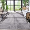 SAFAVIEH Area Rug 8x10 - Amherst Collection - Large - Grey & Ivory, Geometric Pattern, Non-Shedding & Easy Cleaning, Ideal for Living Room, Bedroom, Office, Dining Space (AMT430C) view 1