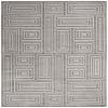 SAFAVIEH Area Rug 8x10 - Amherst Collection - Large - Grey & Ivory, Geometric Pattern, Non-Shedding & Easy Cleaning, Ideal for Living Room, Bedroom, Office, Dining Space (AMT430C) view 2