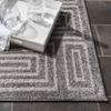 SAFAVIEH Area Rug 8x10 - Amherst Collection - Large - Grey & Ivory, Geometric Pattern, Non-Shedding & Easy Cleaning, Ideal for Living Room, Bedroom, Office, Dining Space (AMT430C) view 4