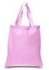 (36 Pack) 3 Dozen 100% Cotton Reusable Blank Tote Bags Tob293 (Light Pink) view 1
