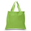 (36 Pack) 3 Dozen 100% Cotton Reusable Blank Tote Bags Tob293 (Lime) view 1
