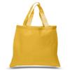 (36 Pack) 3 Dozen 100% Cotton Reusable Blank Tote Bags Tob293 (Gold) view 1