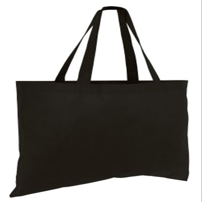 (12 Pack) 1 Dozen Cheap Budget Promotional Large Tote Bags (Khaki)