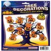 Pumpkins Spooky Tree Bag Decorations 10ct Orange view 1