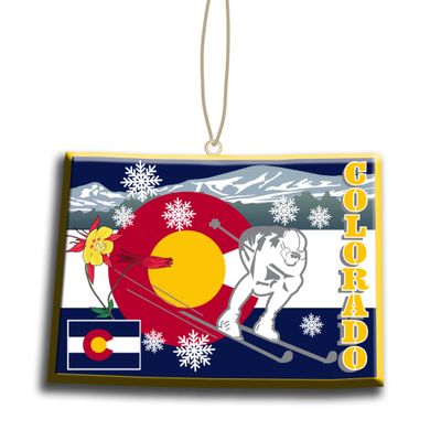 Boelter Brands "Colorado" Resin State Figural Ornament