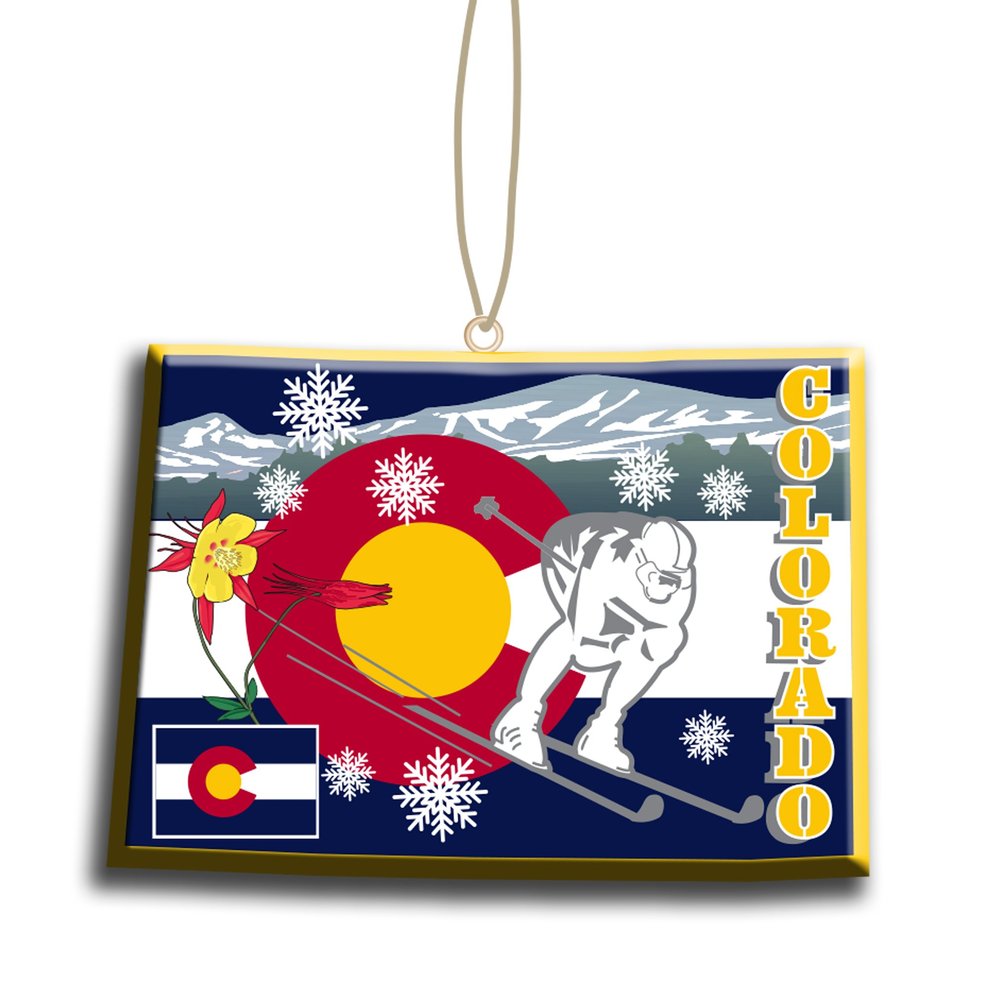 Boelter Brands "Colorado" Resin State Figural Ornament