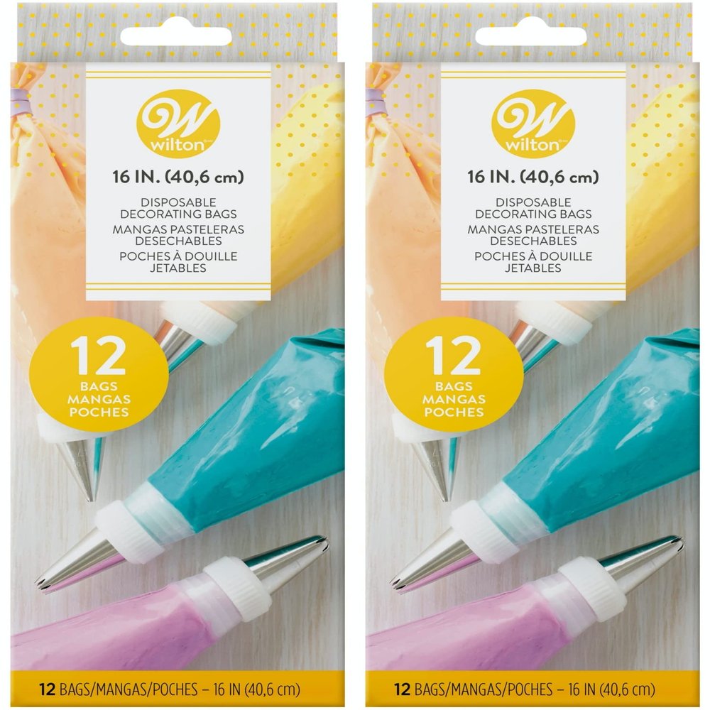 Wilton Disposable 16-Inch Decorating Bags (2 Pack)