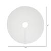 Vickerman Decorative 60" Snow Fox Collection Christmas Tree Skirt - White Tree Skirt for Christmas Tree - Fully Lined Tree Skirt - Reliable and Durable view 3