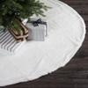 Vickerman Decorative 60" Snow Fox Collection Christmas Tree Skirt - White Tree Skirt for Christmas Tree - Fully Lined Tree Skirt - Reliable and Durable view 4
